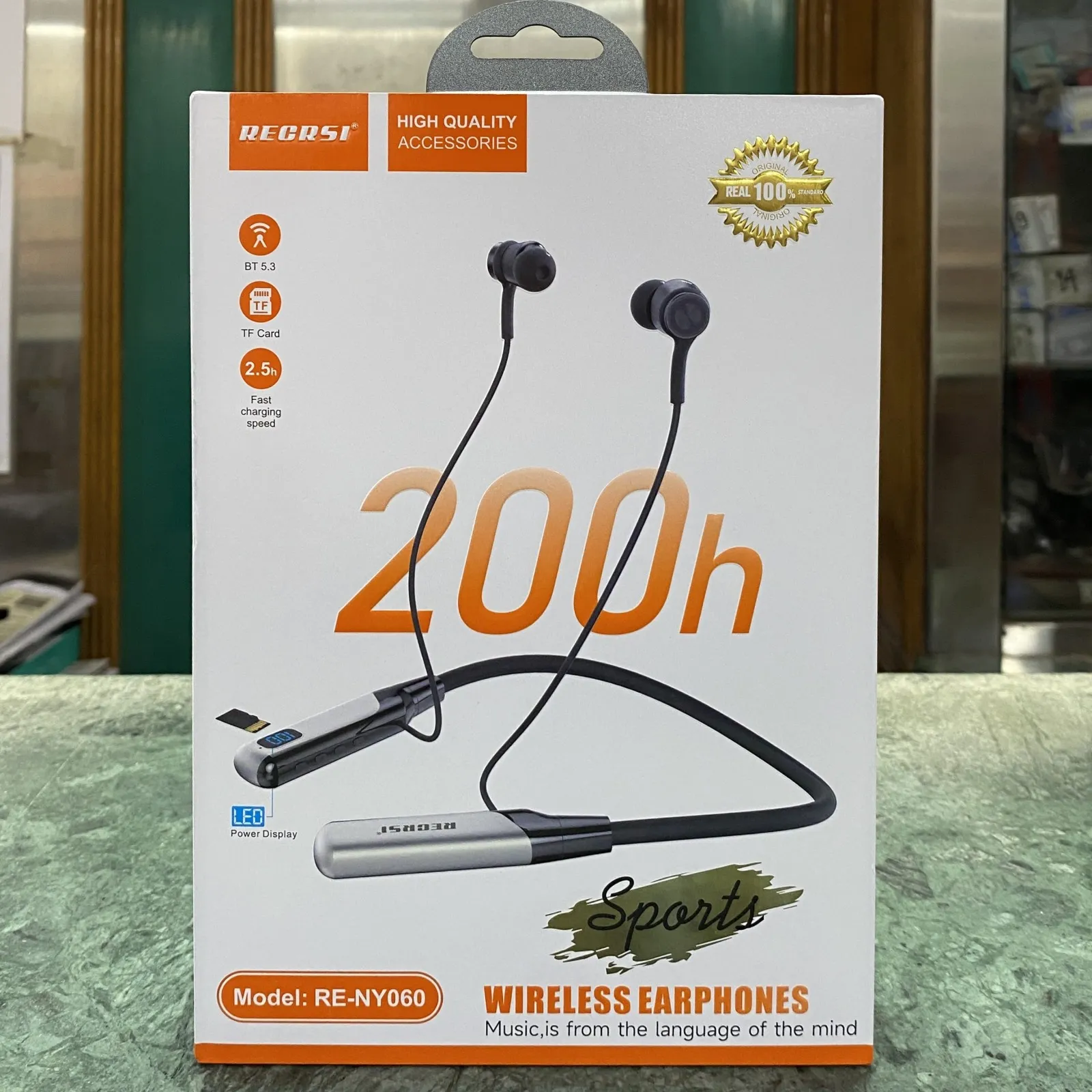 Recrsi RE-NY060 200H Bluetooth Neckband