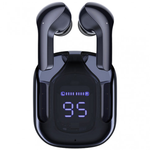 Ultrapods Pro Transparent TWS Earbuds – Bluetooth 5.3 & LED Power Display